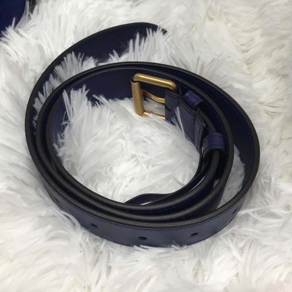 Gucci Blue Velvet GG Marmont Belt Bag BRAND NEW‼️LAST DROP‼️ - Picture 4 of 8